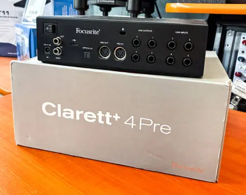 Focusrite - Clarett+ 4Pre 18-In/8-Out USB Audio Interface 2